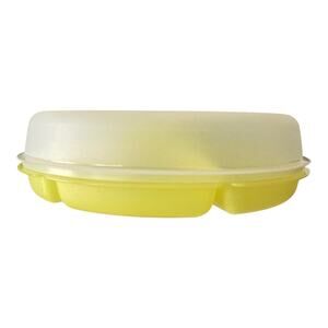 NEW Tupperware Serving Center Set Divided tray ~ domed top & dip bowl w/ lid